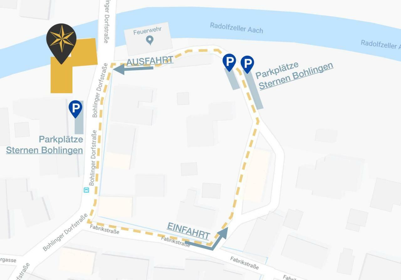 Sternen Bohlingen Aparthotel ภายนอก รูปภาพ